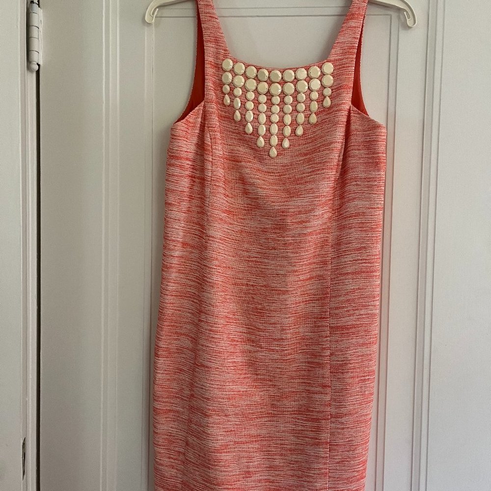 Trina Turk peach colored dress